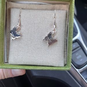 Gucci 925 sterling silver butterfly earrings NWT